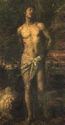  Titian Saint Sebastian Spain oil painting artist